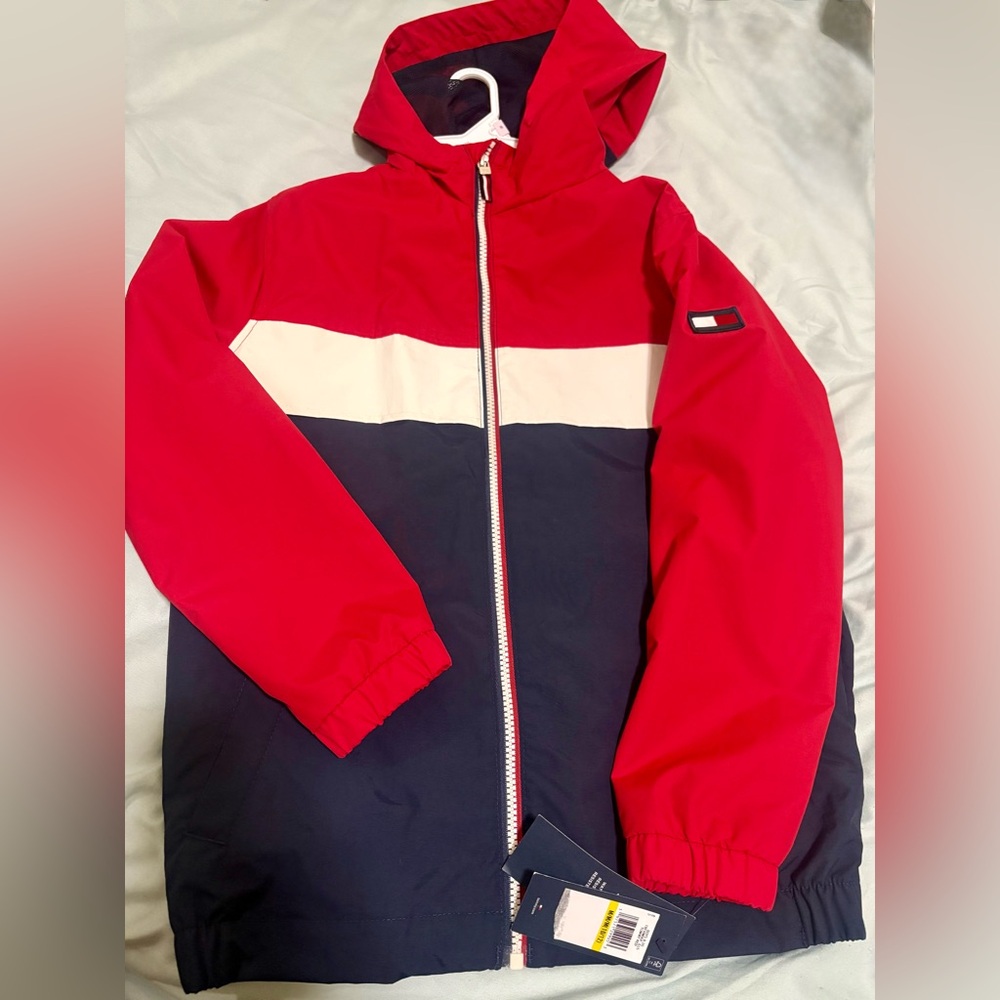 Boys Tommy Hilfiger Jacket- Water Resistant Brand new with tags size- M 10-12